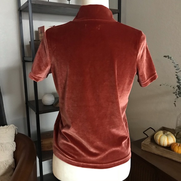 MADEWELL Velvet Mockneck Tee Sz XS - Picture 7 of 8